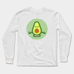 Avocado Meditation Long Sleeve T-Shirt